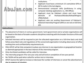 khyber-pakhtunkhwa-cities-improvement-projects-kpcip-internships-2023