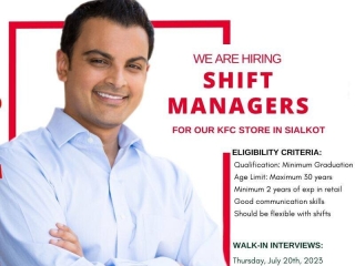 kfc-store-shift-managers-job-opportunity-in-sialkot