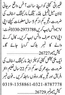 digital-marketing-sales-staff-for-builder-booking-construction-company-karachi-big-0