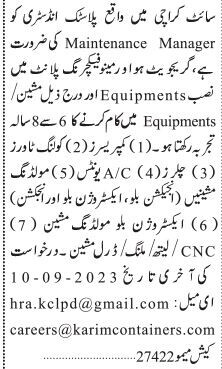 7-maintenance-manager-plastic-industry-karachi-sindh-2023-big-0