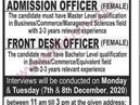 admission-officer-front-desk-officer-female