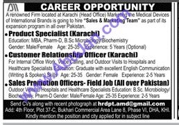 product-specilist-customer-relationship-officer-sales-promotion-officers-field-all-over-pakistan-big-0