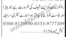 chef-required-expert-in-pizza-and-fast-food-restaurant-big-0