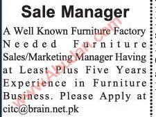 sales-marketing-manager-furniture-factory
