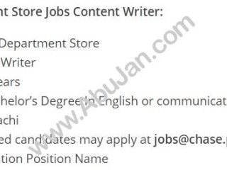 content-writer-required-chase-store