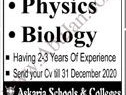 lecturer-required-biology-physics