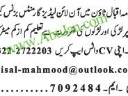 online-ladies-garment-salesgirl-required