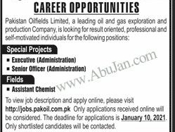 executive-admin-senior-officer-admin-assistant-chemist-pakistan-oilfield-limited