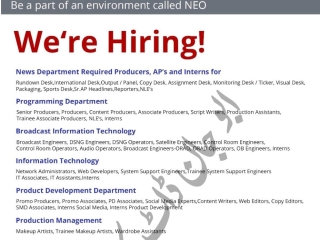 producersaps-interns-programmingbroadcast-it-product-develop-production-management-creative-depart-camerman-depart-new-news-nyo-nyoz