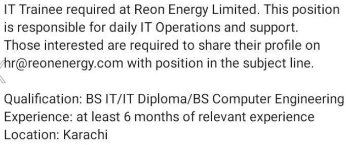 it-trainee-required-reon-energy-limited-jobs-in-karachi-big-0