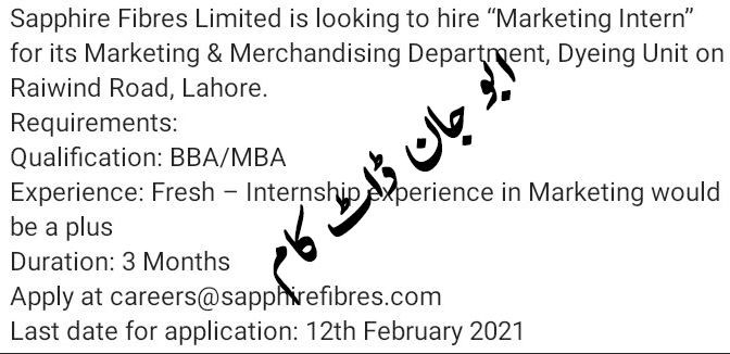 marketing-intern-sapphirefibres-jobs-in-karachi-big-1