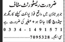 restaurant-workers-sandwich-maker-restaurant-jobs-in-lahore-big-0