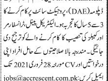 technicians-electrical-mechanical-electronics-dae-accrescent-technician-jobs-in-karachi