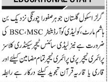 co-lady-coordinator-teacher-secondary-primary-teacher-kary-ya-kary-jobs-in-karachi-jobs-in-pakistan-teacher-jobs