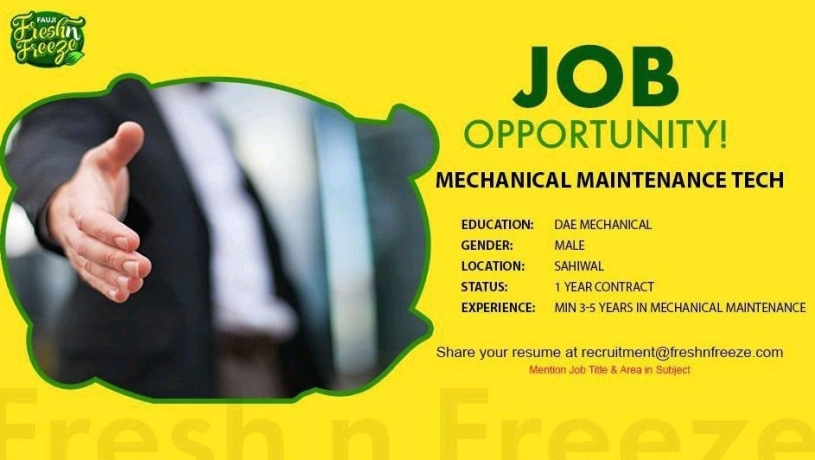 mechanical-maintenance-fresh-n-freeze-jobs-in-sahiwal-jobs-in-pakistan-punjab-job-big-0