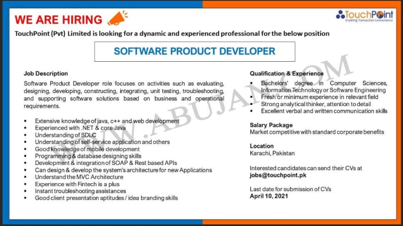 technical-support-engineer-software-product-develop-product-develop-consultantpre-sales-support-customer-support-touch-point-pvt-limited-big-1