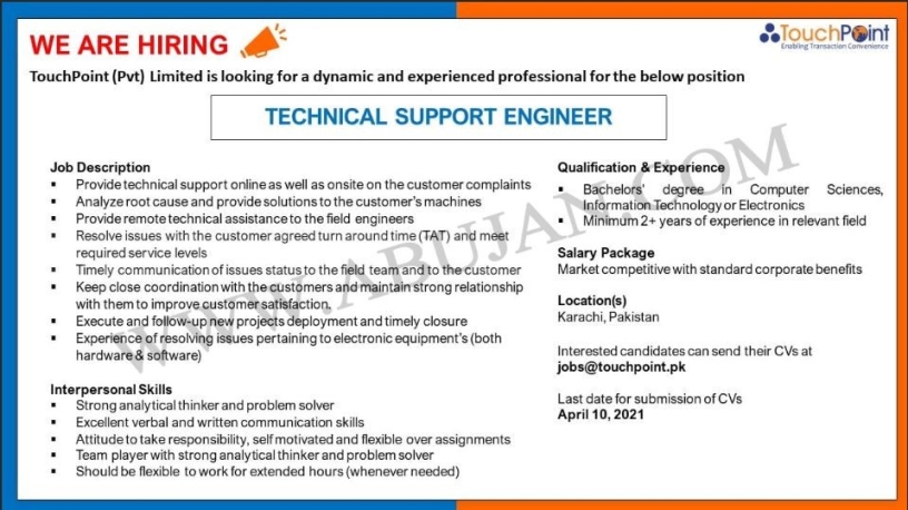technical-support-engineer-software-product-develop-product-develop-consultantpre-sales-support-customer-support-touch-point-pvt-limited-big-0