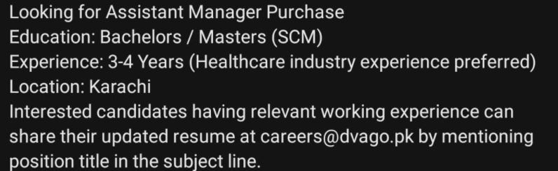 assistant-manager-purchase-dvago-jobs-in-karachi-jobs-in-pakistanhealth-care-industry-jobs-big-1