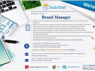 brand-manager-nutribel-jobs-in-lahore-jobs-in-pakistan