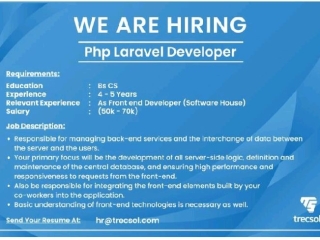 php-laravel-developer-trecsol-jobs-in-karachi-jobs-in-pakistan