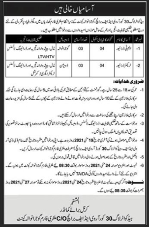 mt-drivers-tractor-driver-ltv-htv-headquarter-log-30-corps-gujranwala-2021-army-jobsdriver-jobs-big-0