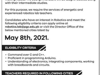 teachers-required-for-robotics-lab-jobs-in-punjab-colleges-jobs-in-punjab