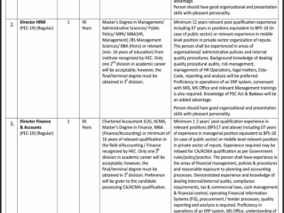 director-administration-director-hrm-director-finance-accounts-pec-pakistan-engineering-council-jobs-in-pecjobs-in-islamabad