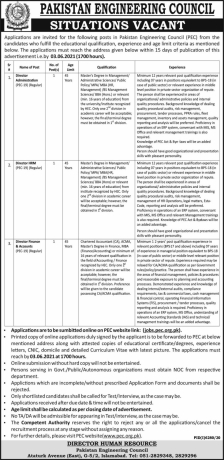 director-administration-director-hrm-director-finance-accounts-pec-pakistan-engineering-council-jobs-in-pecjobs-in-islamabad-big-0