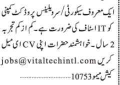 it-staff-security-suvillance-product-company-jobs-in-karachi-big-0