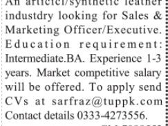 sales-marketing-articicl-synthetic-leather-industry-jobs-in-lahore-jobs-in-marketing