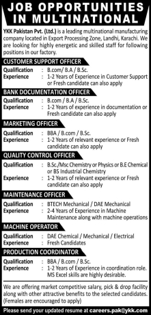 customer-support-bank-documentation-marketing-quality-control-maintenance-officer-machine-operator-production-coordinator-ykk-pakistan-big-0