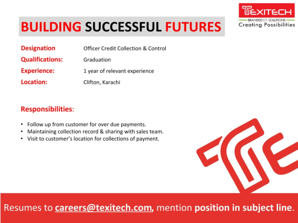 it-resident-engineer-office-credit-collection-control-channel-sales-officer-texi-tech-jobs-in-karachi-big-1
