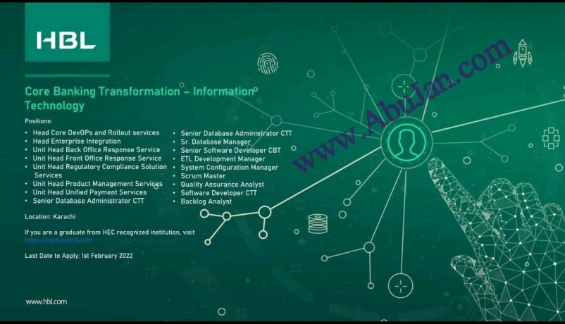 hbl-core-banking-transformation-information-technology-career-2022-latest-hbl-jobs-in-karachi-2022-jobs-in-karachi-big-0