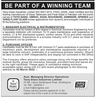 manager-electrical-instrumentation-purchase-officer-latest-jobs-in-tariq-glass-industries-sheikhupura-2022-l-big-0
