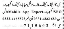 social-media-marketing-expert-seo-expert-mobile-app-expert-marketing-staff-latest-marketing-jobs-in-lahore-2022-big-0