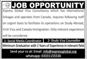 social-media-coordinator-study-visa-counsellor-express-global-visa-consultancy-jobs-in-rawalpindi-latest-marketing-jobs-in-islamabad-2022-big-0