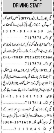 drivers-5-posts-deliveryman-htv-car-medicine-distribution-manual-automatic-family-car-driver-job-2022-jobs-in-lahore-big-0