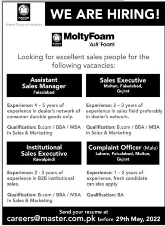 complaint-officer-institutional-sales-executive-manager-latest-sales-jobs-in-faisalabad-2022-jobs-in-multan-jobs-in-rawalpindi-big-0