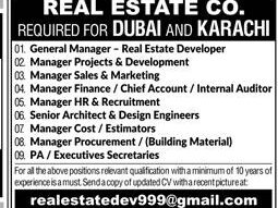 general-manager-project-developement-sales-marketing-finance-chief-account-internal-audit-hr-recruitment-jobs-in-dubai-jobs-in-karachi