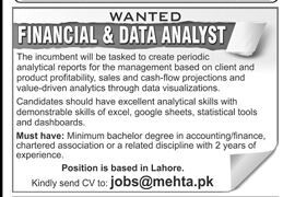 financial-data-analyst-mehta-brothers-private-limited-latest-analyst-jobs-in-lahore-2022-big-0