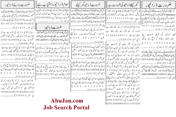 40-driver-jobs-in-islamabad-salesman-order-booker-computer-operator-store-keeper-big-1