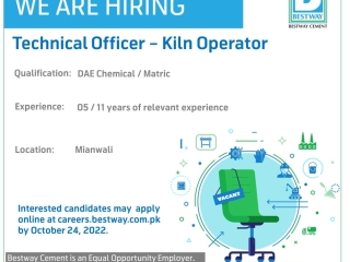 technical-officer-kiln-operator-bestway-cement-jobs-in-mianwali-2022