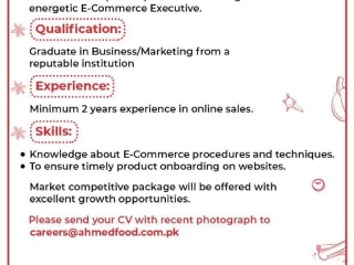 e-commerce-executive-ahmed-foods-jobs-karachi-2022