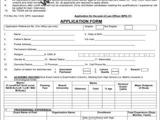 law-officer-bps-17-14-positions-all-over-pakistan