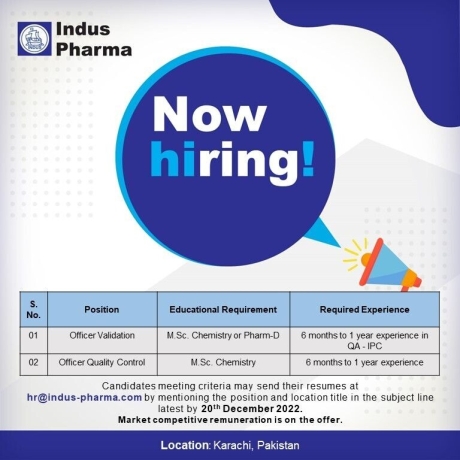 officer-validation-quality-control-indus-pharma-jobs-in-karachi-pakistan-2022-big-0