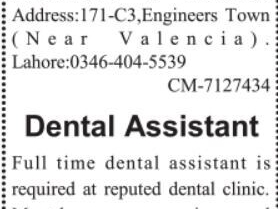 dentist-dental-assistant-medical-doctor-in-lahore